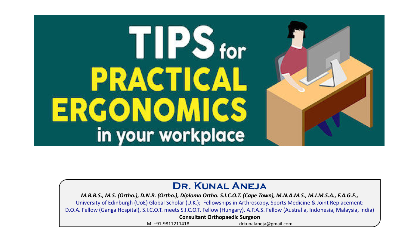 Patient Information Ergonomics Dr. Kunal Aneja