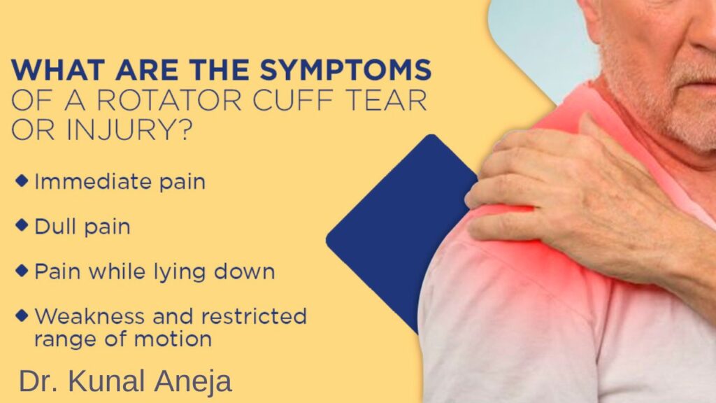 Symptoms of a Rotator Cuff Tear or Injury
