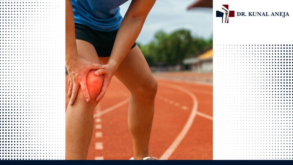 Sports injury specialist assessing an athlete with knee pain in Delhi |
