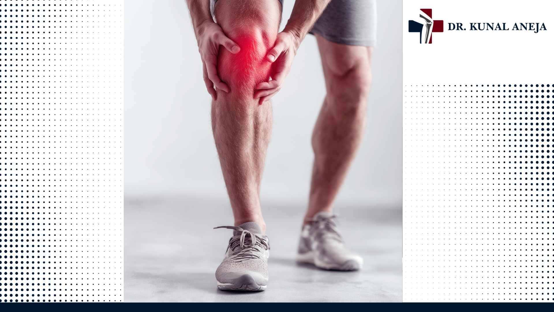 Medical illustration showing knee preservation treatment for cartilage damage in Delhi