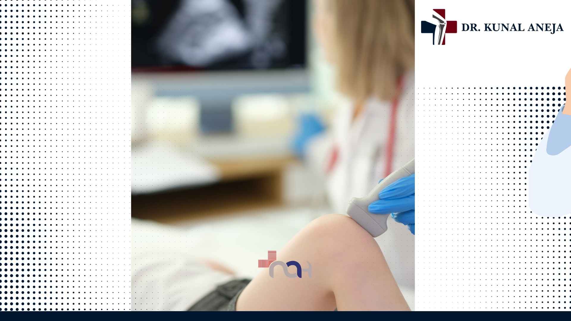 Bone doctor in Delhi examining a patient's joint